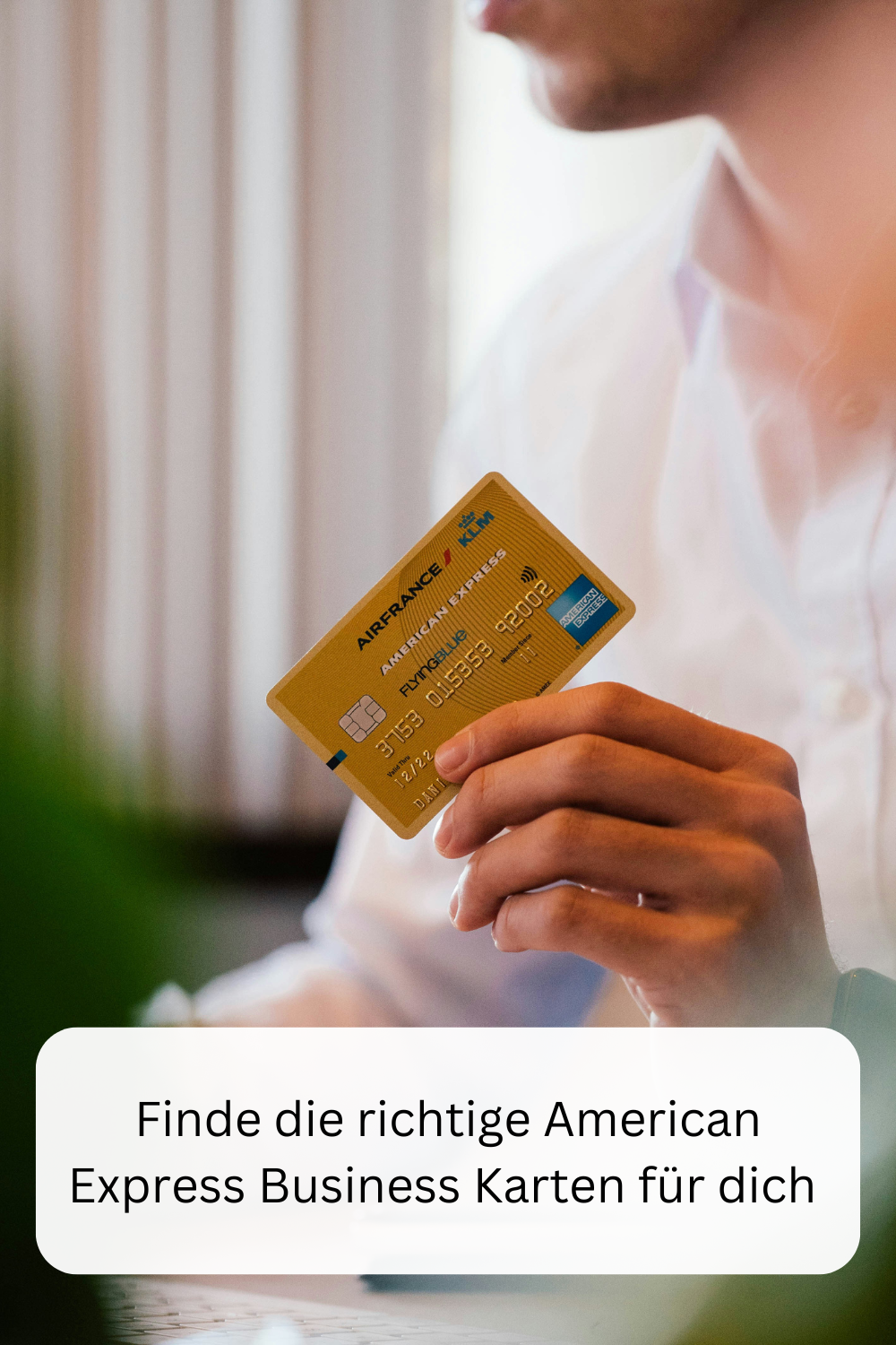 Finde die richtige American Express Business Karte für dich