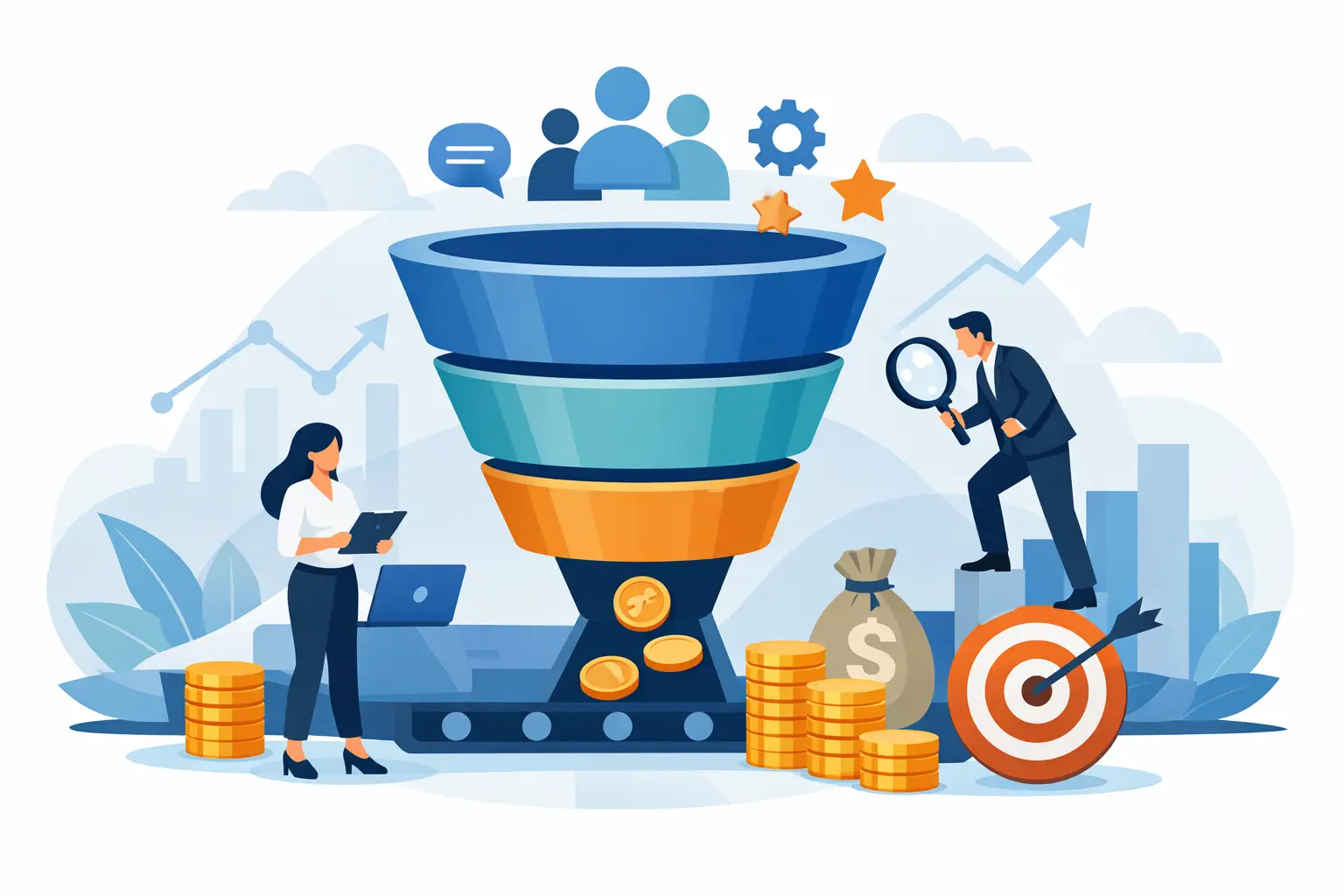 Funnel für hochpreisige Angebote richtig aufbauen
