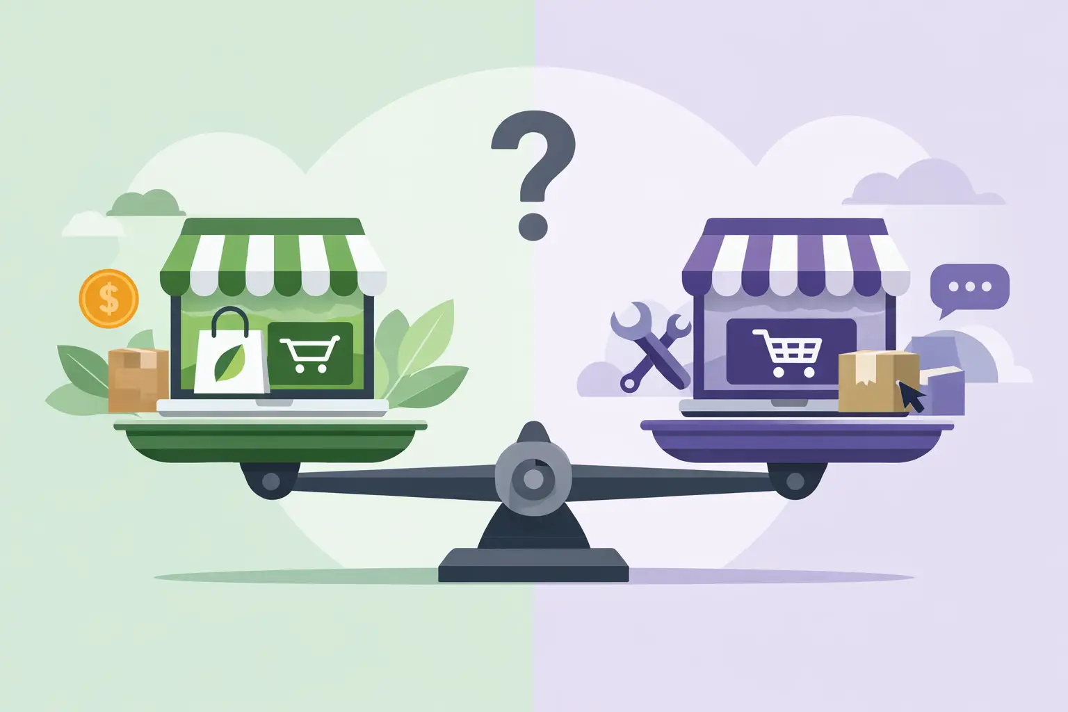 Shopify oder WooCommerce wählen?