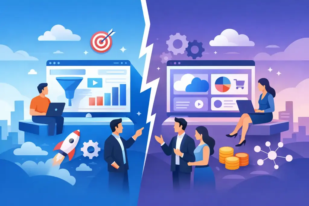 Builderall oder Systeme.io: Was passt besser?
