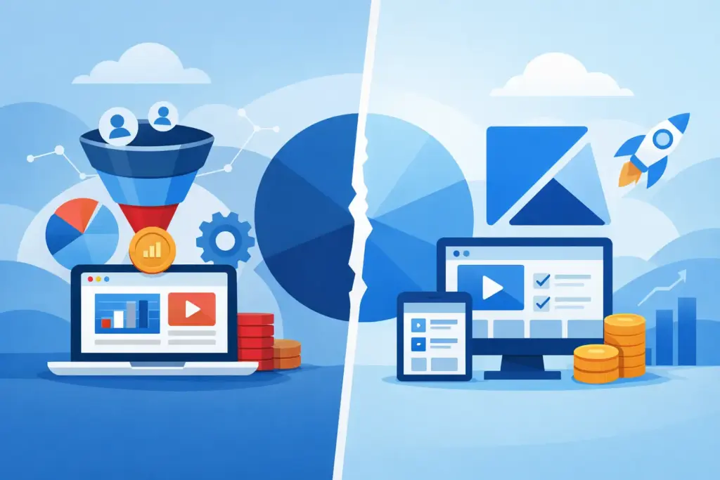 ClickFunnels vs. Kajabi Vergleich für dein Business