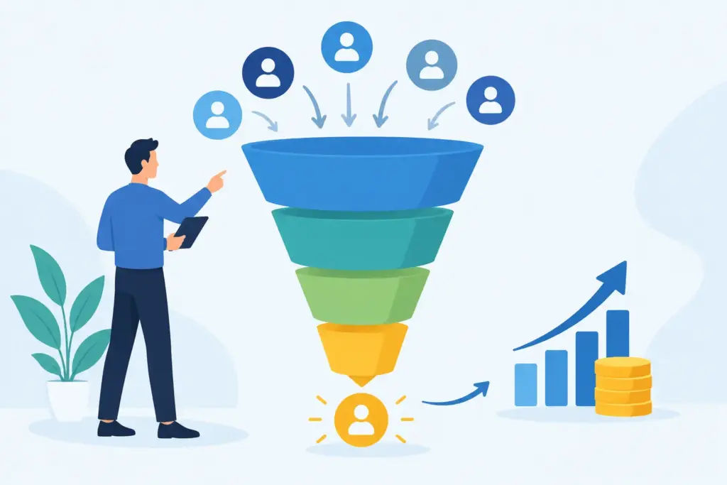 Sales Funnel Schritt für Schritt aufbauen