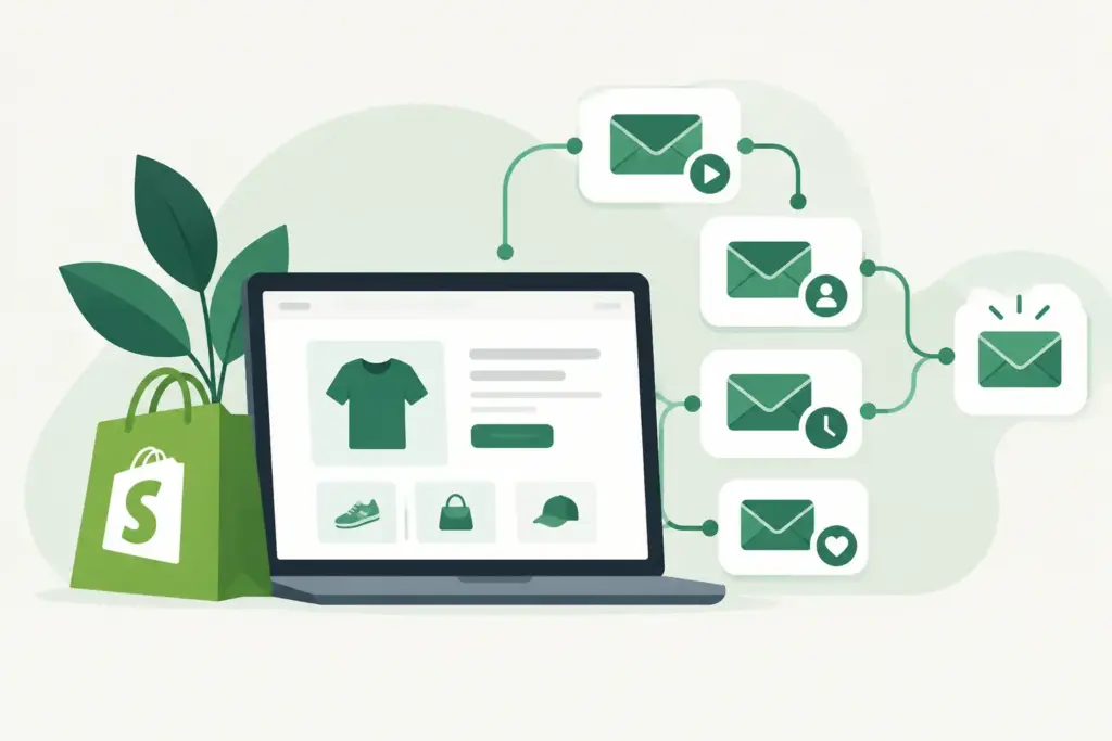 Shopify Email Flows erstellen mit 7 Automationen