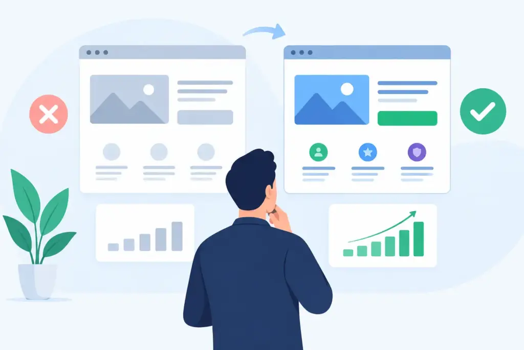 Welche Landingpage-Elemente konvertieren besser?